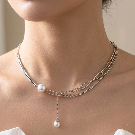 Collar de Plata 925 con perlas - Kataryna