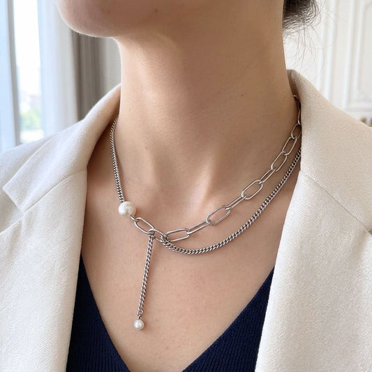 Collar de Plata 925 con perlas - Kataryna