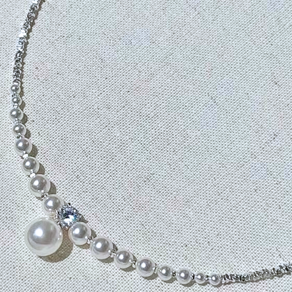 Collar de Plata 925 con perlas esféricas - Serena