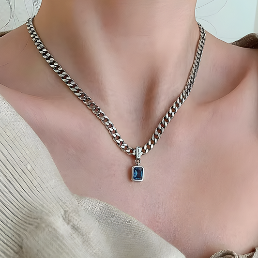 Collar de Plata 925 - Océano