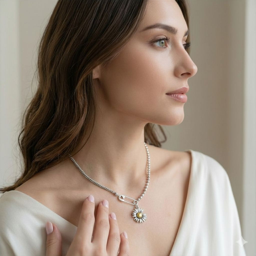 Collar de Plata 925 - Margarita