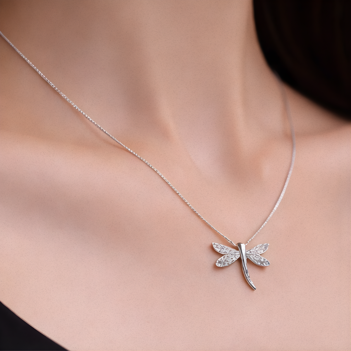 Collar de Plata 925 con colgante de mariposa - Camile