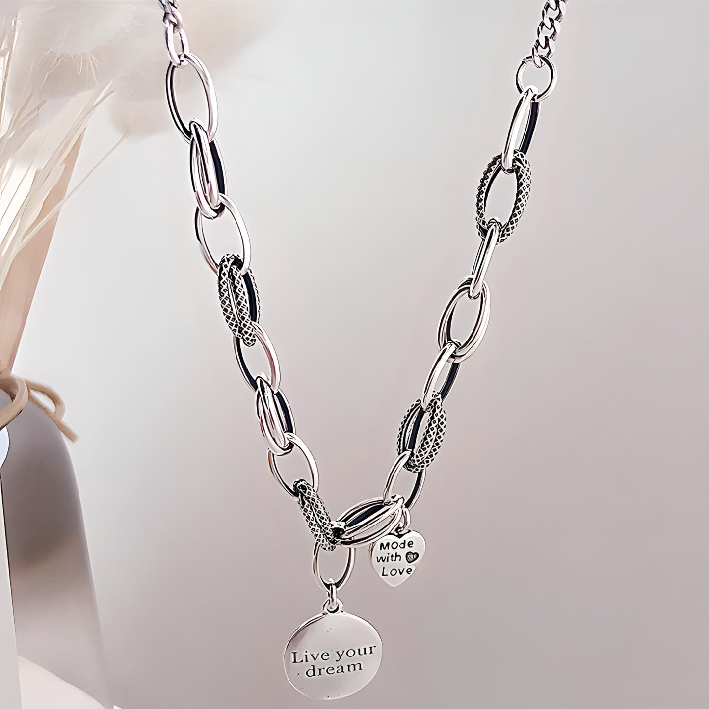 Collar de Plata 925 con colgantes - Eloa