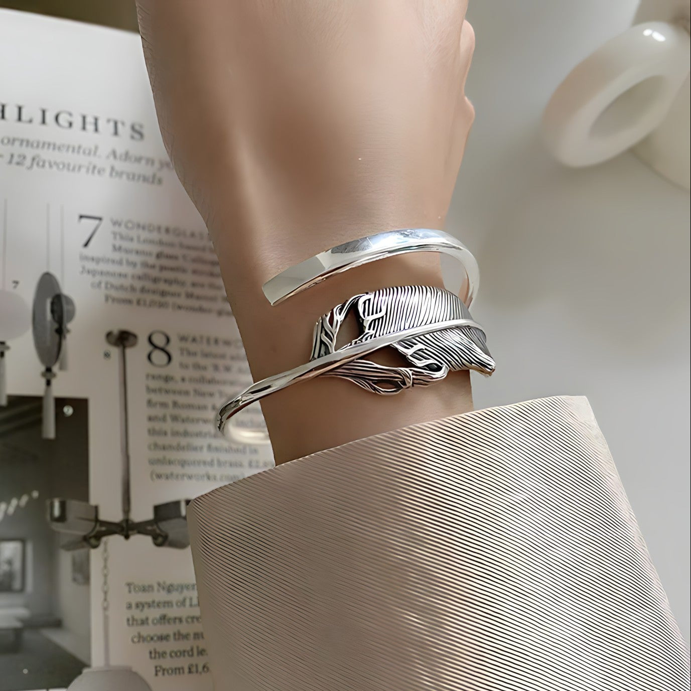 Pulsera de Plata 925 - Follaje