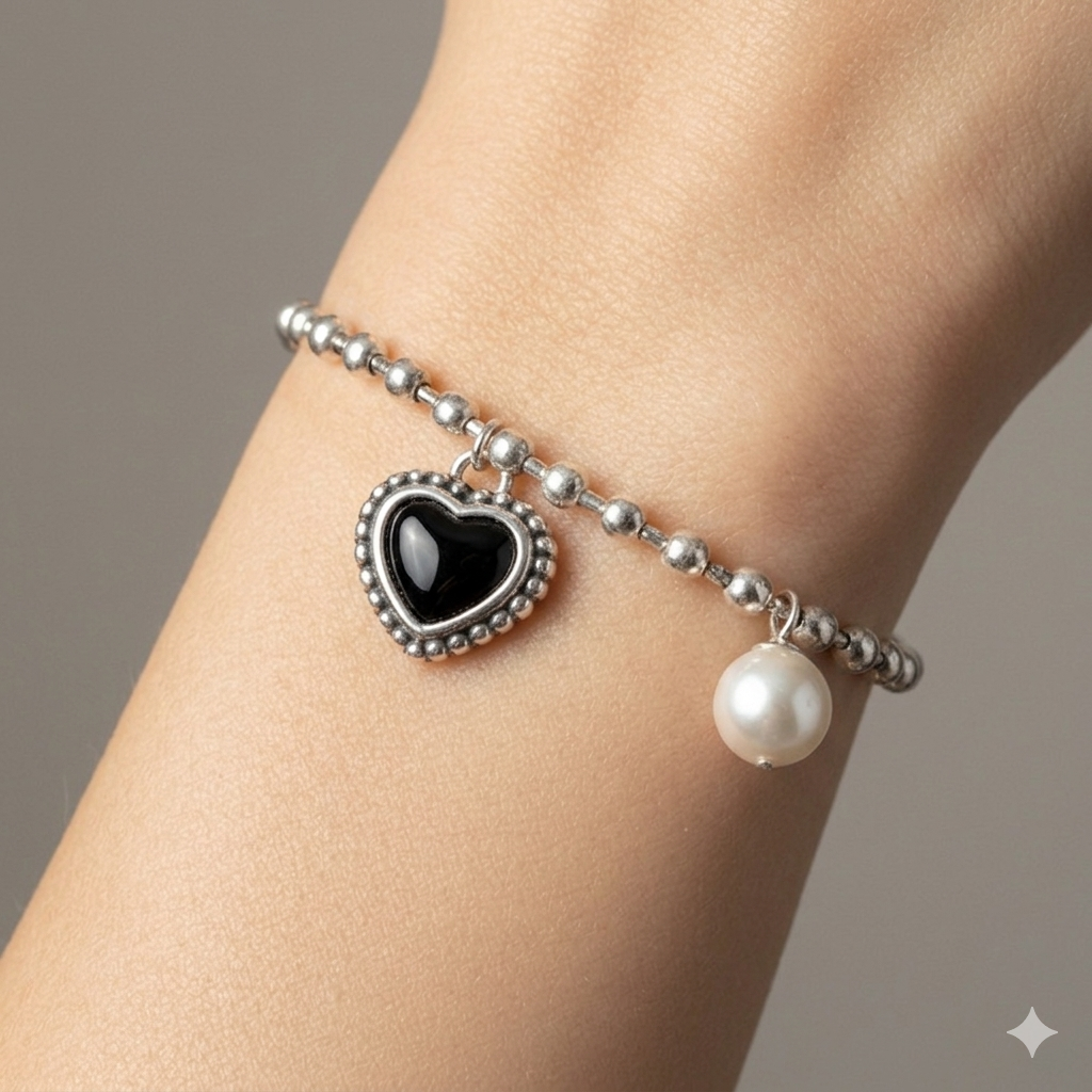 Pulsera de Plata 925 - Corazón fuerte