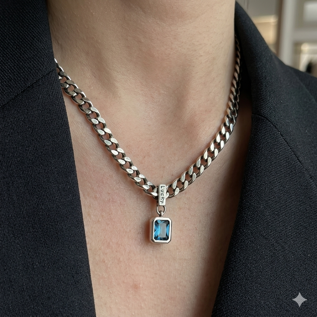 Collar de Plata 925 - Océano