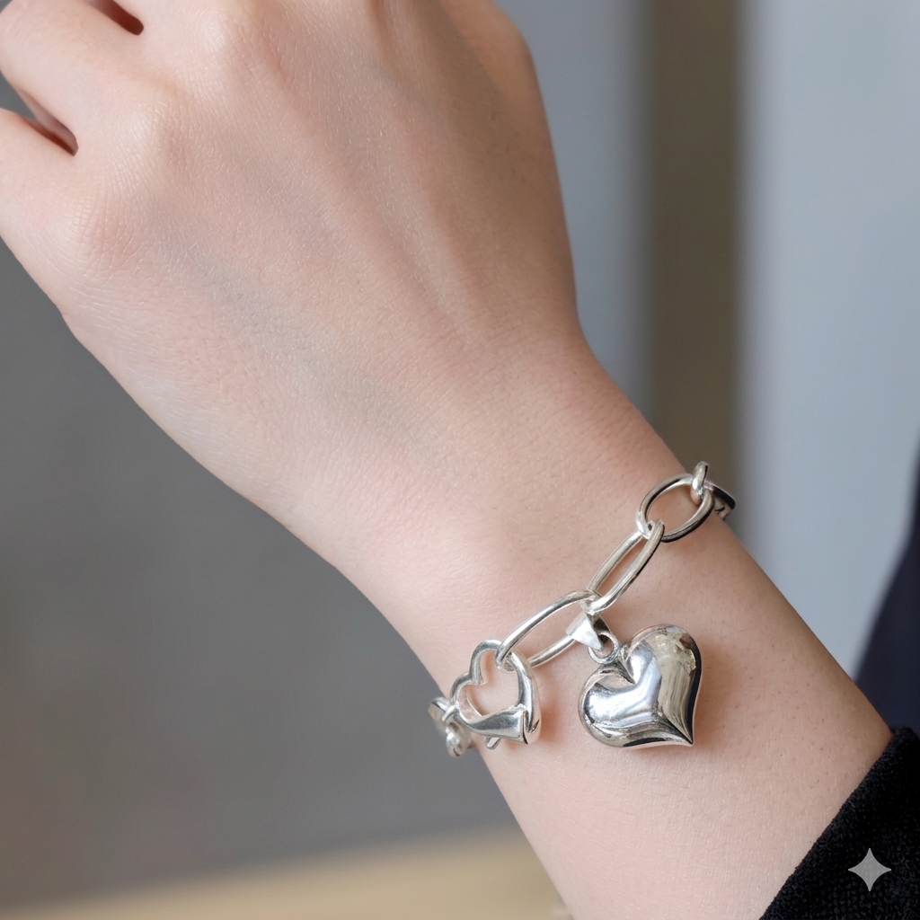 Pulsera de Plata 925 -  Love Strong