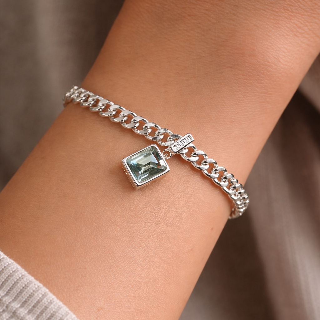 Pulsera de Plata 925 - Morganita