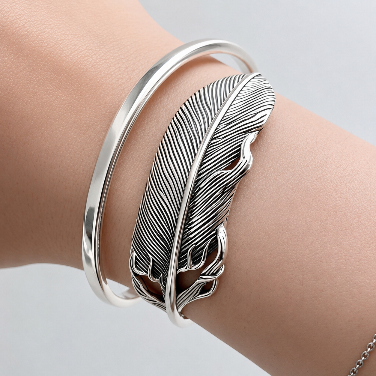 Pulsera de Plata 925 - Follaje