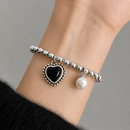 Pulsera de Plata 925 - Corazón fuerte