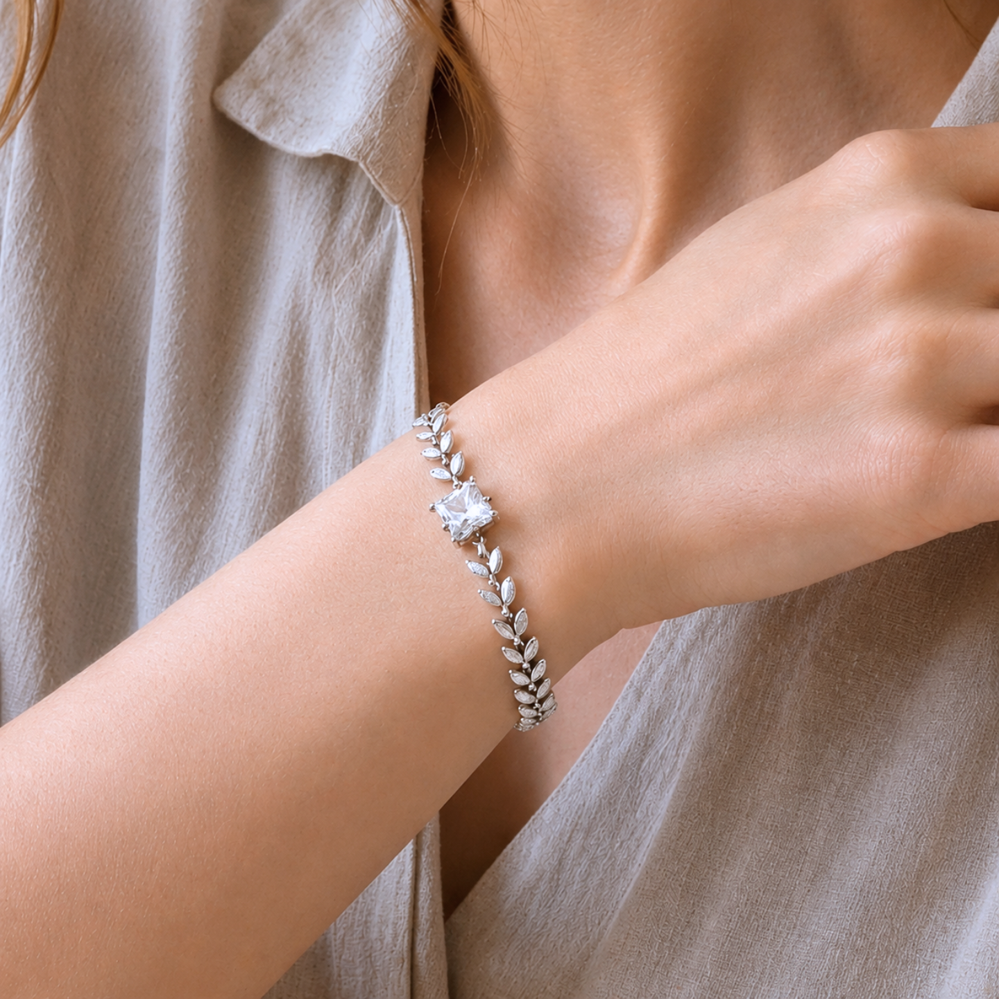 Pulsera de Plata 925 - Flora