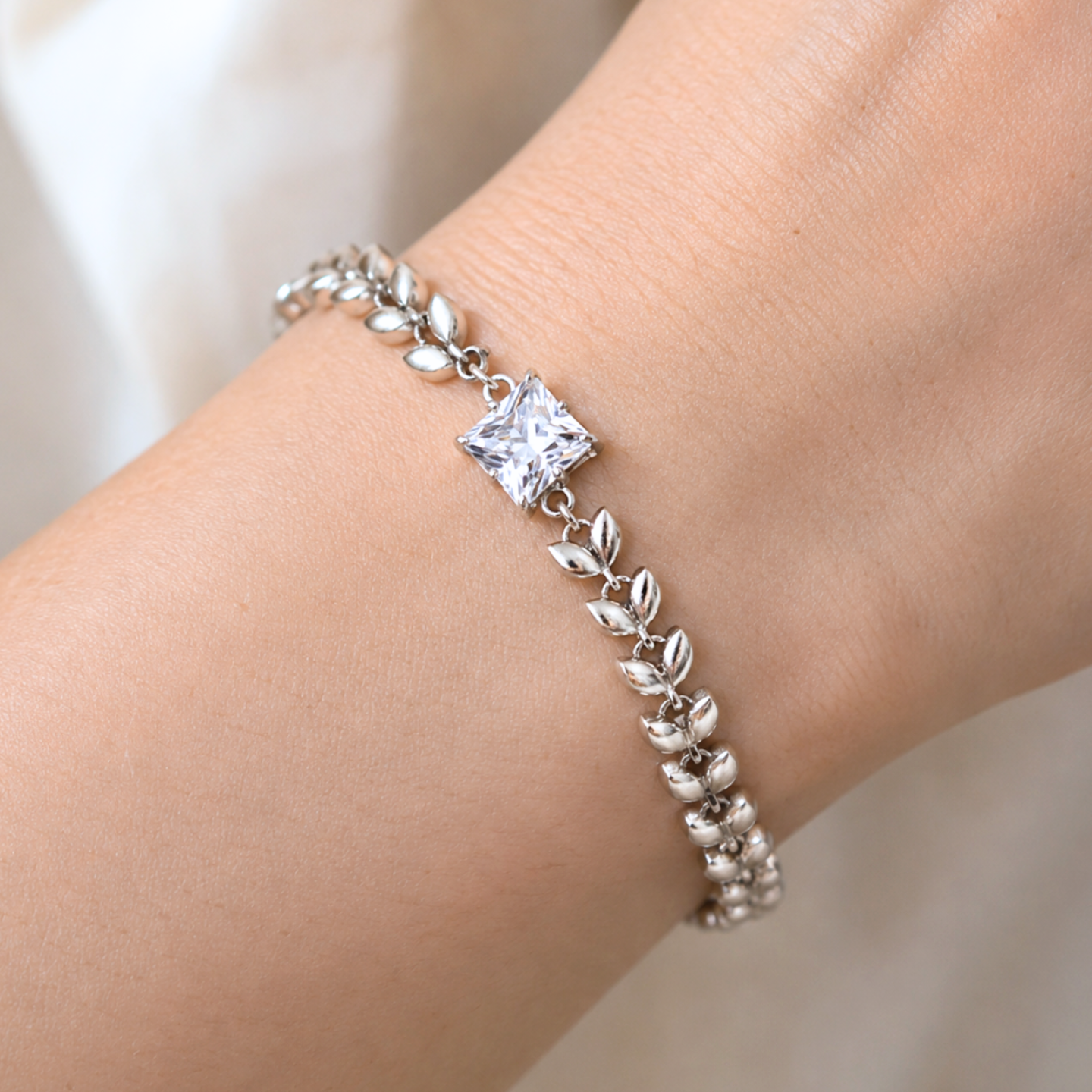 Pulsera de Plata 925 - Flora
