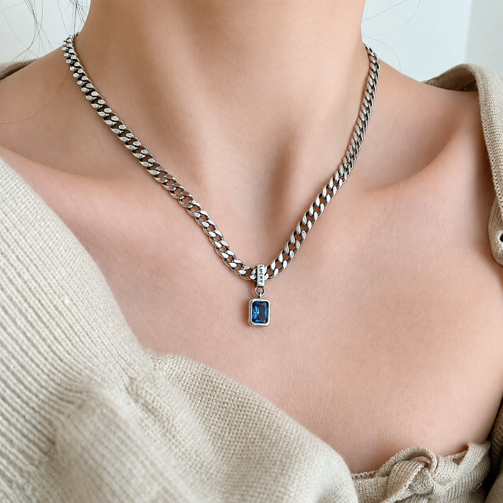 Collar de Plata 925 - Océano