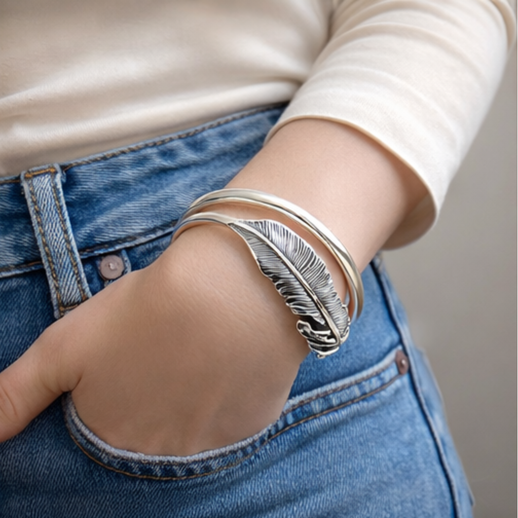 Pulsera de Plata 925 - Follaje