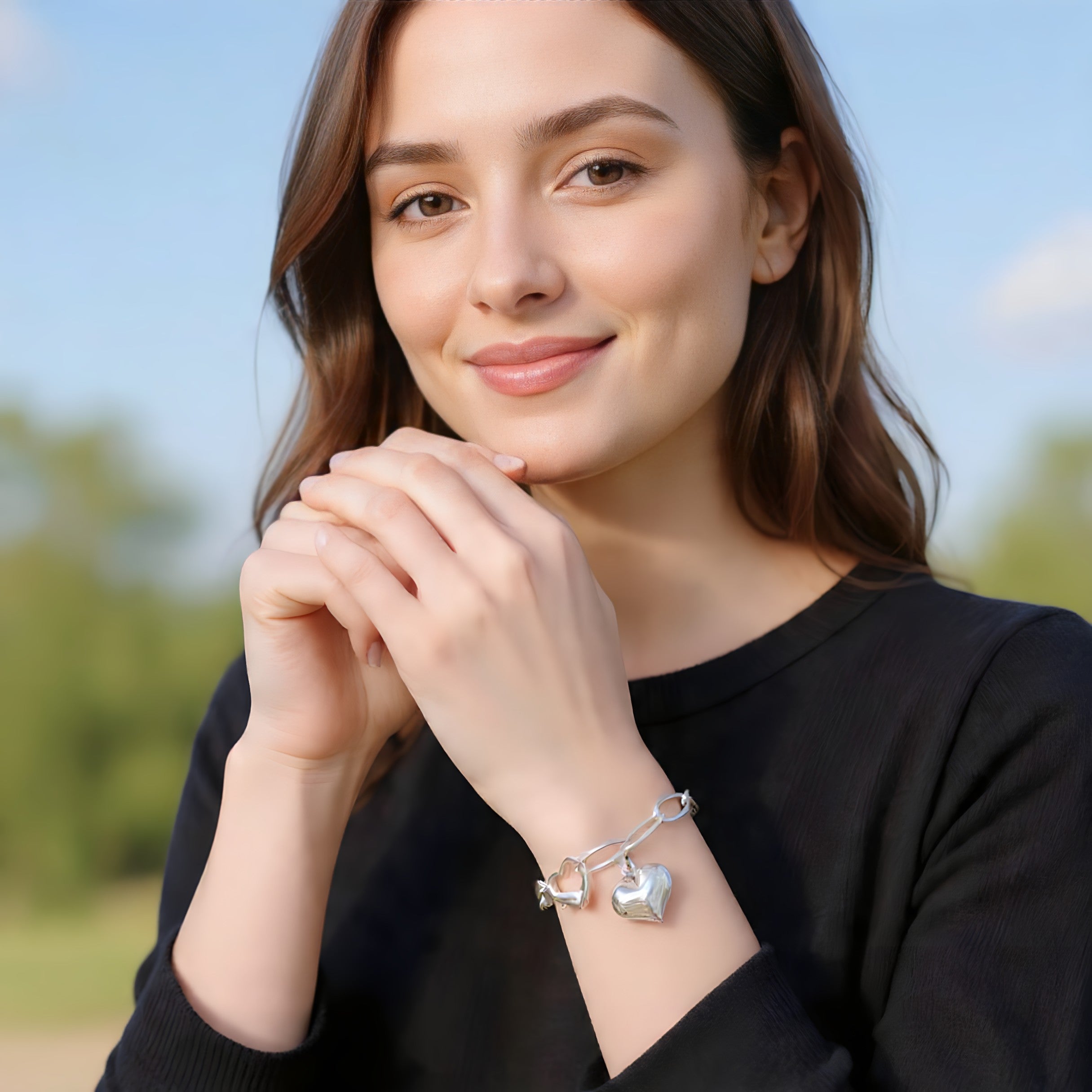 Pulsera de Plata 925 -  Love Strong