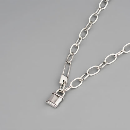 Collar de Plata 925 - Candado
